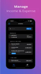 Cash Book: Manage transactions screenshot 0
