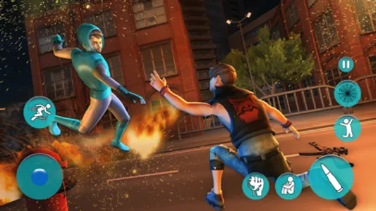 Rope Hero Super Fighter Man screenshot 1