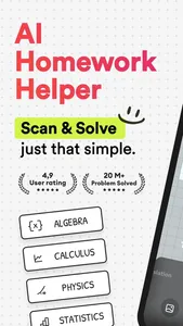 AI Homework Helper・Math Solver screenshot 0