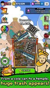 Trash King: Clicker Games screenshot 1