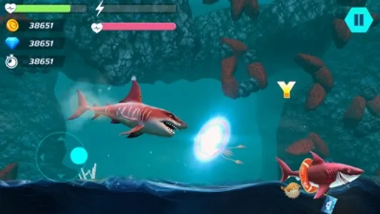 Angry Shark Hunting Shark Game screenshot 1