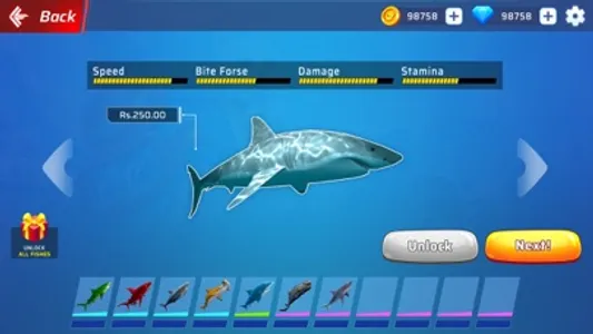Angry Shark Hunting Shark Game screenshot 2