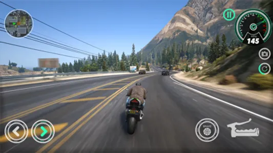 Metro Bike Rider Racing Games screenshot 0