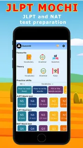 JLPT Mochi : N5-N1 JLPT Test screenshot 0