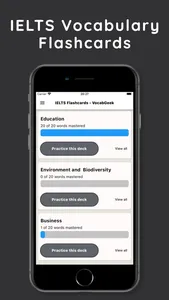 IELTS Vocabulary - Flashcards screenshot 0