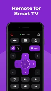 Roku TV Remote Control & Cast screenshot 0