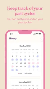 Period Tracker Calendar Regles screenshot 2