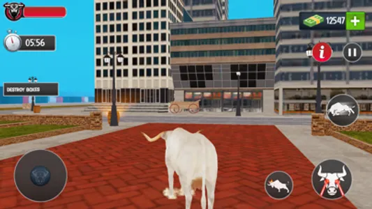 Scary Cow wild Animal Game screenshot 2