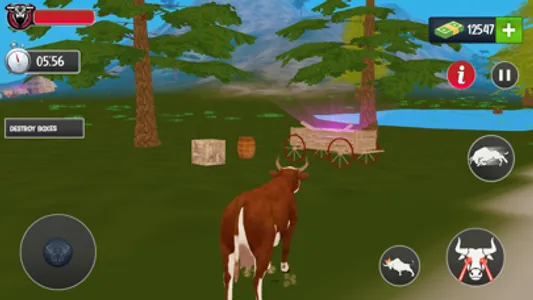 Scary Cow wild Animal Game screenshot 4