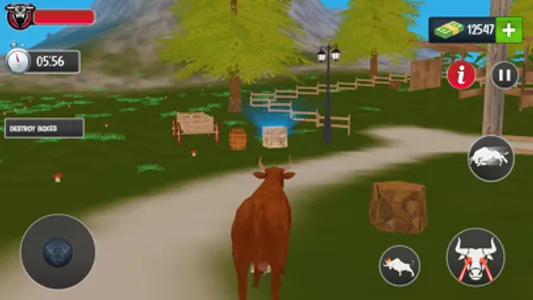 Scary Cow wild Animal Game screenshot 5