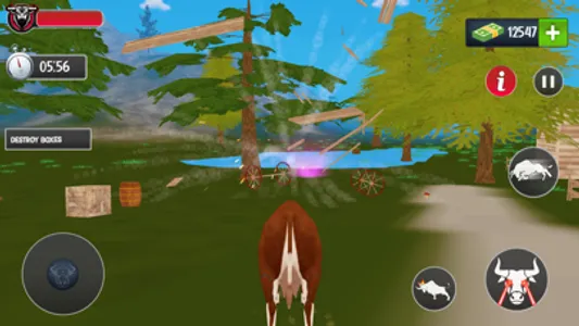 Scary Cow wild Animal Game screenshot 7