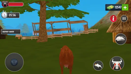 Scary Cow wild Animal Game screenshot 8