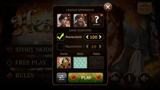 Hearts HD: Classic Card Game screenshot 2