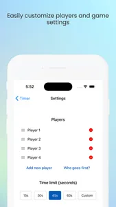 Turn Timer for Board Games screenshot 1