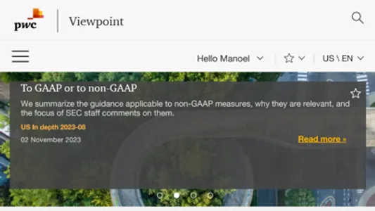 PwC Viewpoint screenshot 1