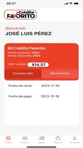 Crédito Favorito screenshot 2