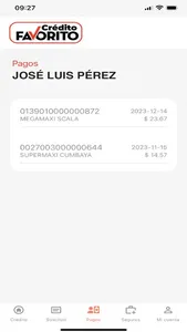 Crédito Favorito screenshot 4