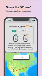 World History Quiz: WhenWhere screenshot 1