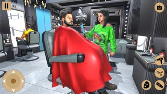 Barber Shop Hair Cut Game screenshot 1