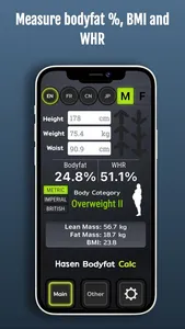 Bodyfat Calculator 3 screenshot 0