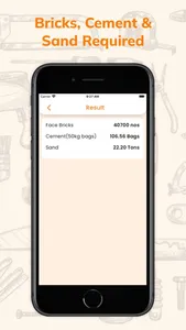 Construction Bricks Calculator screenshot 2