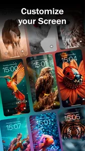 Animal Wallpaper Black Wolf 4K screenshot 1