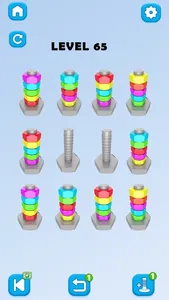 Screw Nut Bolts Sorting Games screenshot 1