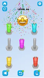 Screw Nut Bolts Sorting Games screenshot 3