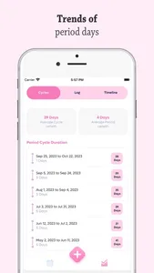 Ovulation: Period Tracker screenshot 3