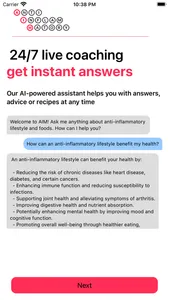 AIM: Anti-inflammatory life screenshot 1