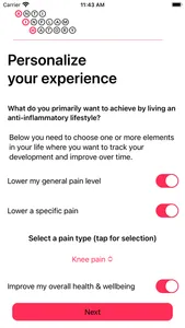 AIM: Anti-inflammatory life screenshot 3