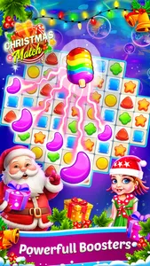Christmas Match 3 game screenshot 1