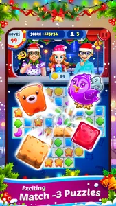 Christmas Match 3 game screenshot 5