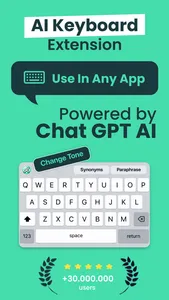 TypeKey -AI Keyboard & Chatbot screenshot 0