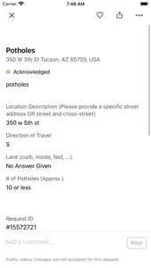 Tucson 311 screenshot 2