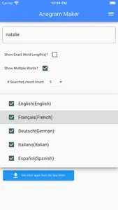 Anagram Maker screenshot 3