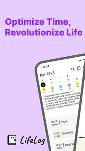 LifeLog - Timelog & Diary screenshot 0
