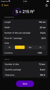 Laminate Floor Estimator: Wood screenshot 2