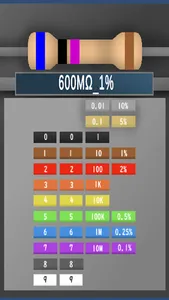 Resistor color barcode screenshot 0