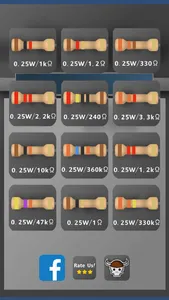 Resistor color barcode screenshot 3