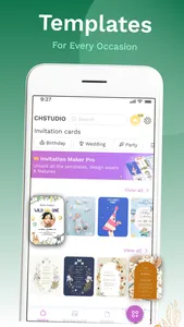 Party Invitation Cards Maker + screenshot 1