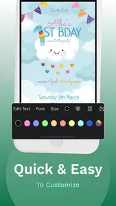 Party Invitation Cards Maker + screenshot 2