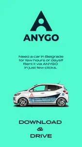 Anygo - carsharing in Belgrade screenshot 3