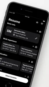 Resume Maker Template screenshot 1