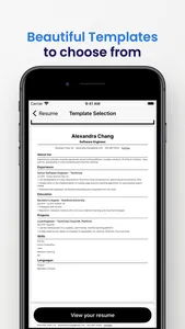 Resume Maker Template screenshot 4