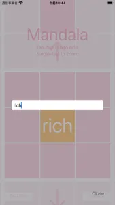 Mandala Chart for iOS screenshot 1