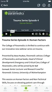 College of Paramedics screenshot 2