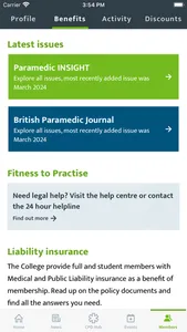 College of Paramedics screenshot 4