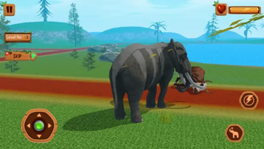 Scary Elephant Animal Wildlife screenshot 1