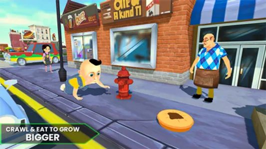 Hungry Fat Big Baby Simulator screenshot 0